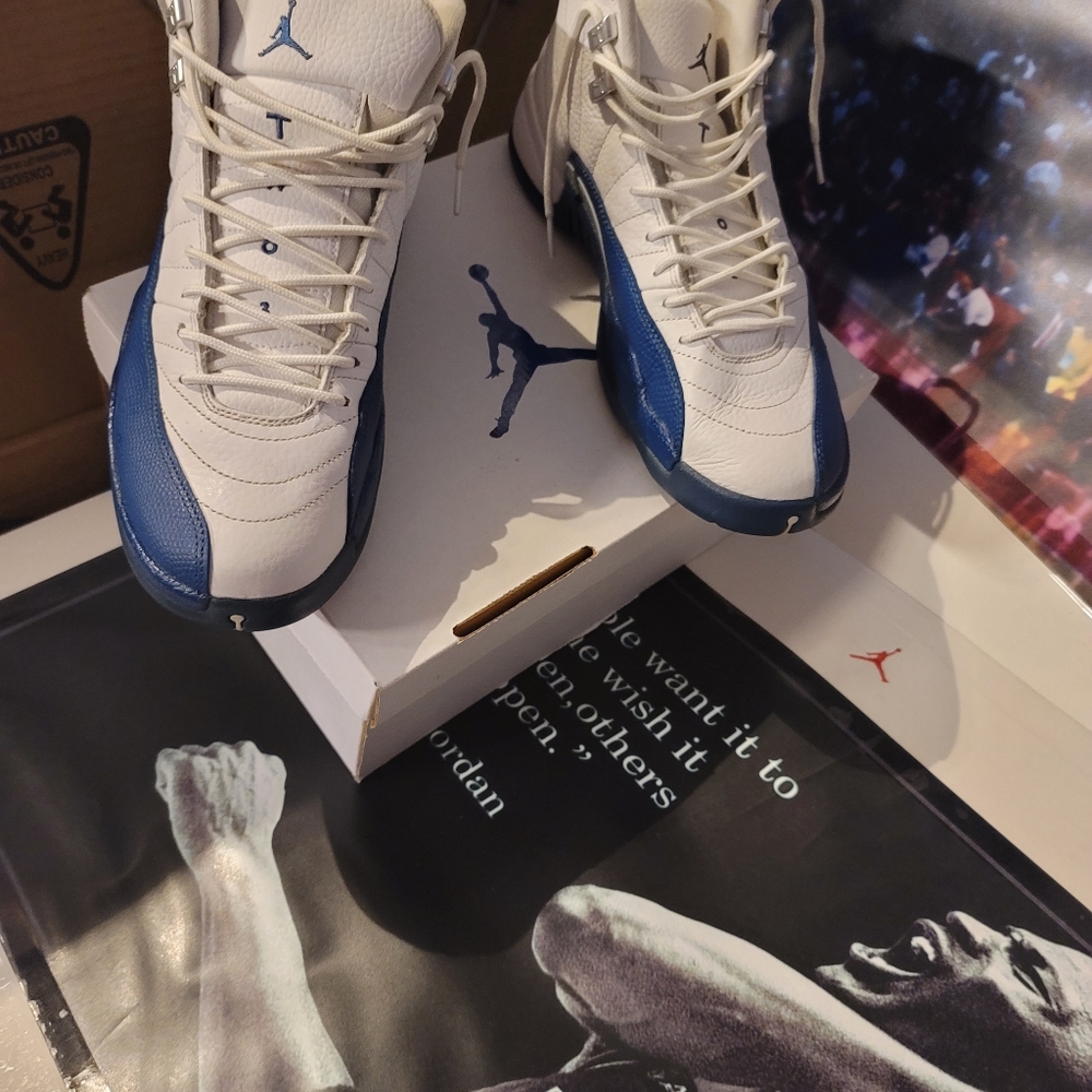Jordan Retro 12 French Blue 10.5 - Picture 5 of 15
